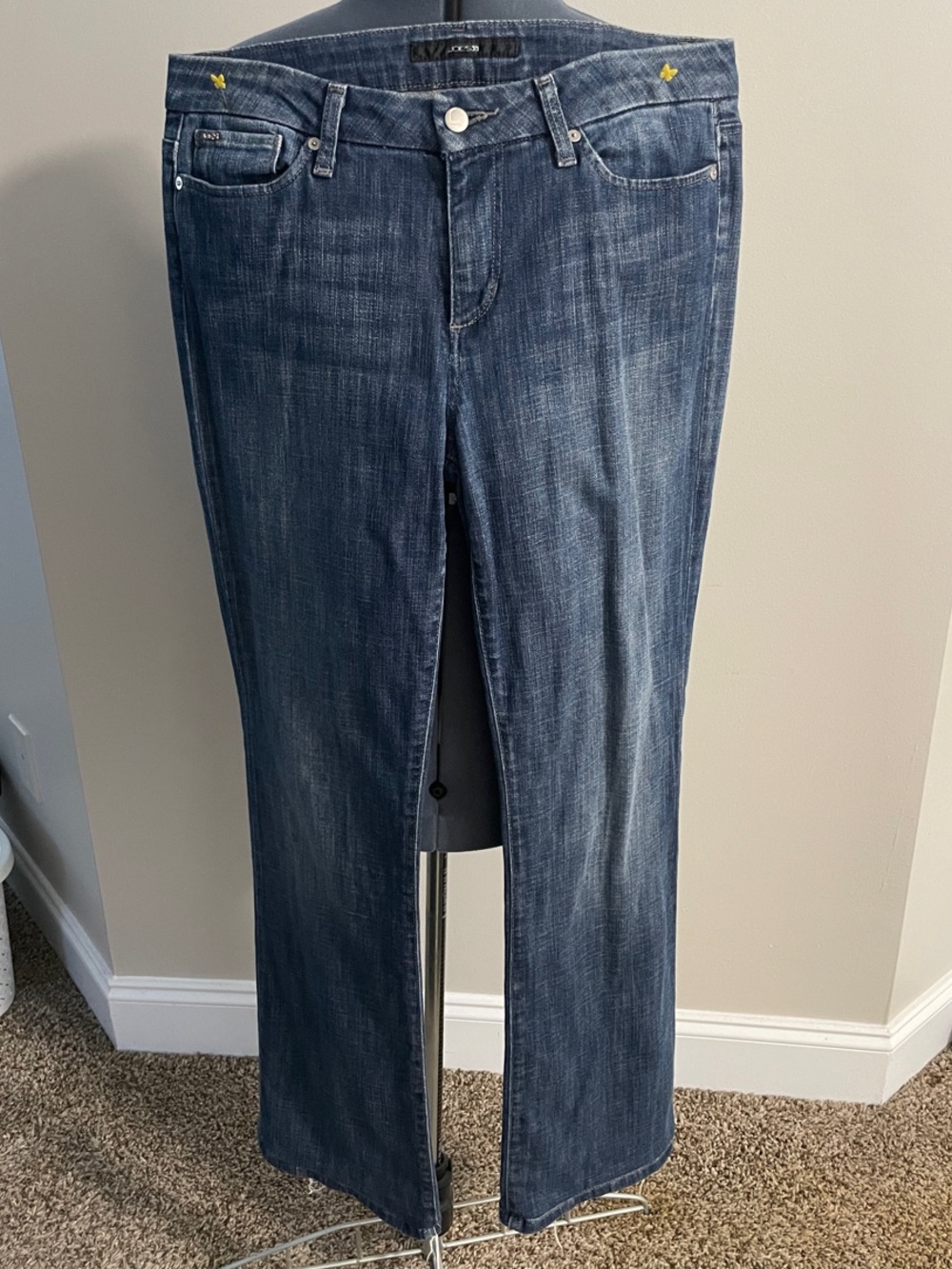 Joe's Jeans Dark Indigo Straight-Leg Jeans